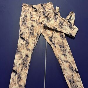 Old Navy Active Powersoft Sports Bra and Leggings Set Girls Size XL (14-16)